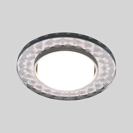 Встраиваемый точечный светильник с LED подсветкой 3038 GX53 - фото