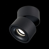 Светильник потолочный Черный LED 1*12W 3000K 1 000Lm Ra&gt;90 36° IP20 D100xH105 170-240VV ST652.432.12