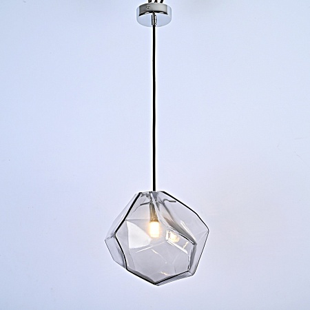 Подвесной Светильник Color Ice Cube Pendant Jevio 1 Серый Imperiumloft 178462-26 - фото