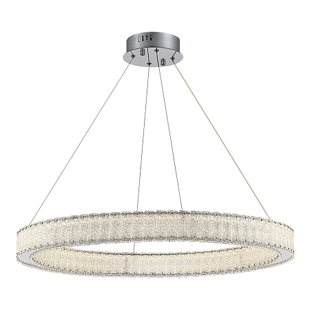 Люстра подвесная ST-Luce Хром/Хром LED 1*40W 3000K SL6008.123.01 - фото