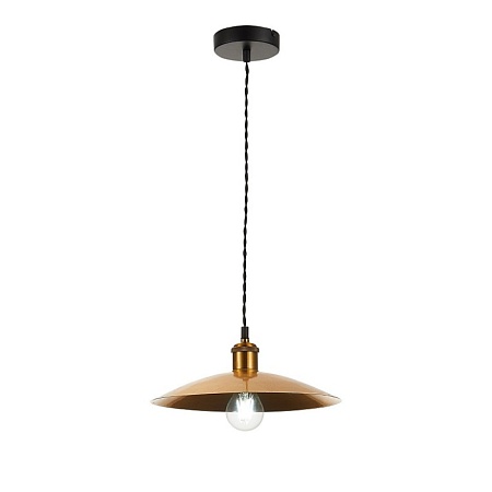 Светильник подвесной ST-Luce Черный/Золотистый E27 1*60W SL1017.203.01 - фото