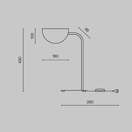Настольный светильник Maytoni Mollis MOD126TL-01B - фото