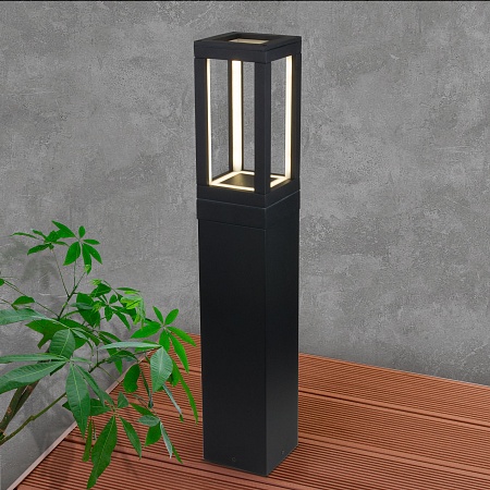 Ландшафтный светодиодный светильник Frame LED IP54 1529 TECHNO LED черный Elektrostandard - фото