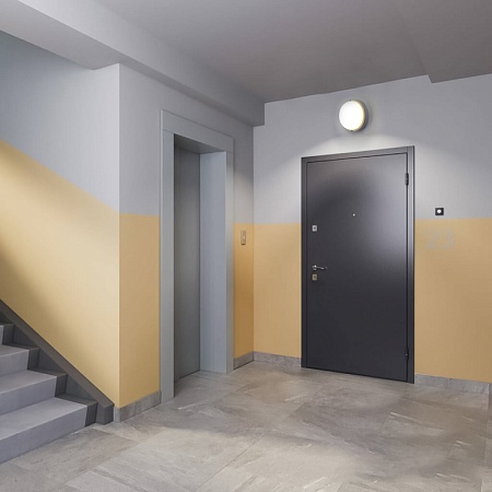 Светильник светодиодный пылевлагозащищённый  с акуст.датчиком,с дежурным режимом работы Feron AL3018 в пластиковом корпусе 12W 4000K 220V IP65 белый - фото