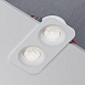 Светильник встраиваемый светодиодный с антибликовой решеткой Tetro 20W 4000K белый IP44 15277/LED Elektrostandard - фото