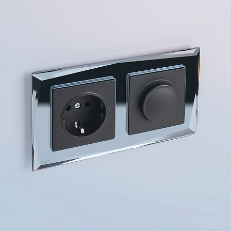 Диммер черный матовый WL08-DM600 - фото