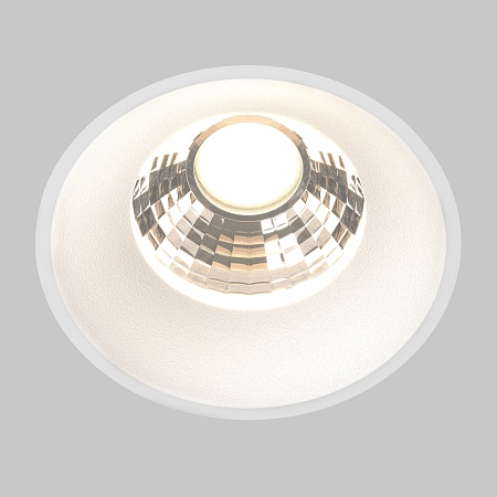 Встраиваемый светильник Technical Round DL058-12W3K-TRS-W - фото