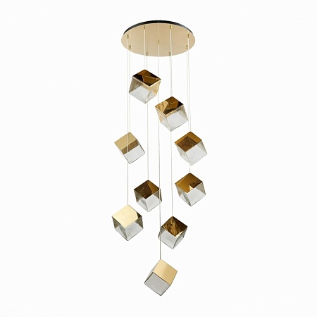 Светильник подвесной ST-Luce Золотистый/Прозрачный, Золотистый G9 9*5W SL1182.203.09 - фото