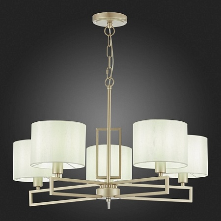 Светильник подвесной Матовое золото/Белый E14 5*40W SLE105803-05 - фото