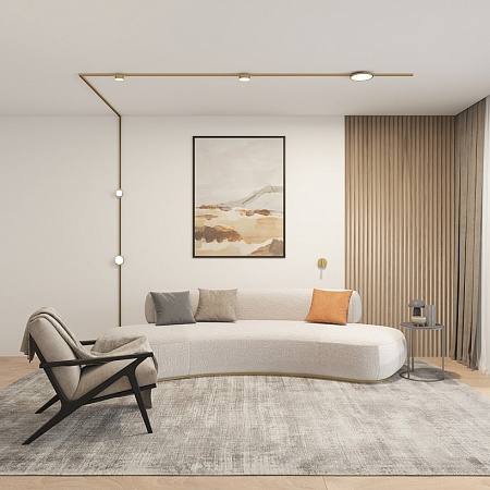 Светильник на шине Denkirs SHINE FLOW DK5763-SB - фото