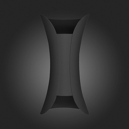 Светильник уличный настенный ST-Luce Черный/Черный LED 2*5W 4000K SL1584.411.02 - фото