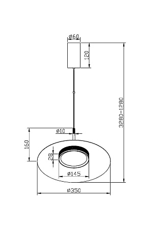 Подвесной светильник Maytoni El MOD041PL-L15B3K1 - фото