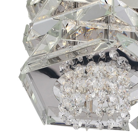 Светильник подвесной ST-Luce никель/прозрачный E14 1*40W SL6137.103.01 - фото