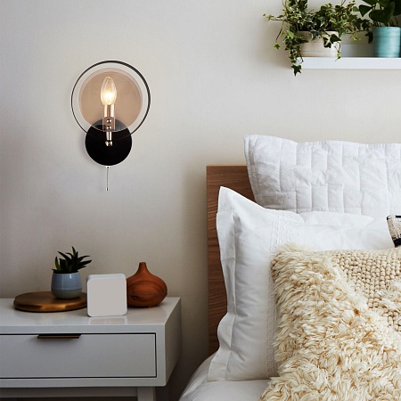 Настенный светильник Eurosvet 70121/1 черный - фото