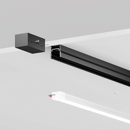 Профиль 3м Elasity IP накладной черный - фото