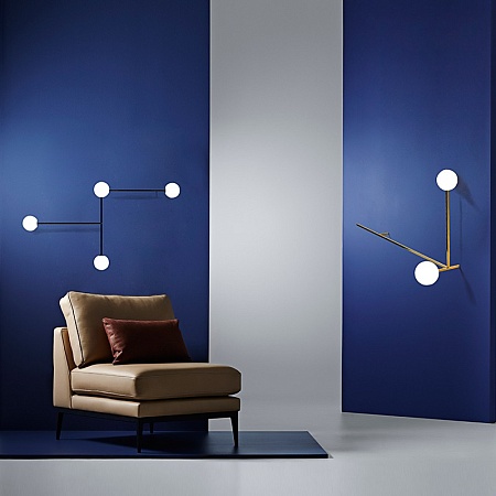 Настенный Светильник Lines 4 Черный Imperiumloft 189565-26 - фото