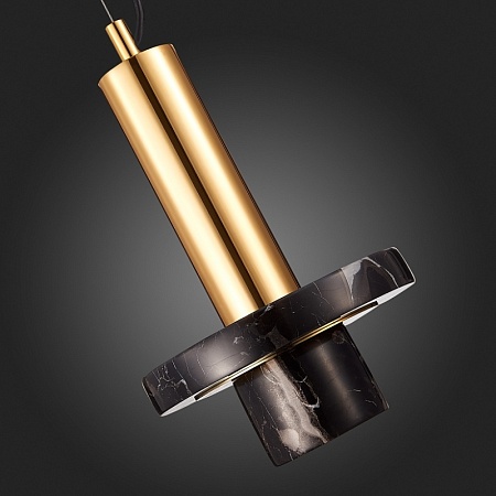 Светильник подвесной ST-Luce Золотистый/Черный GU10 1*5W SL1210.403.01 - фото