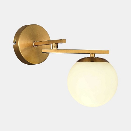 Светильник настенный Латунь/Белый E14 1*40W SLE1195-301-01 - фото