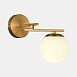 Светильник настенный Латунь/Белый E14 1*40W SLE1195-301-01 - фото