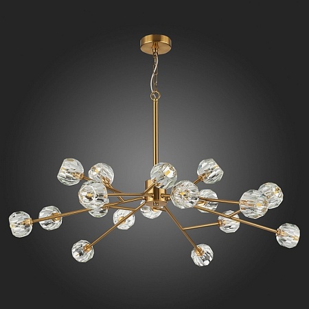 Светильник подвесной ST-Luce Латунь/Прозрачный G9 LED 18*5W SL1166.303.18 - фото