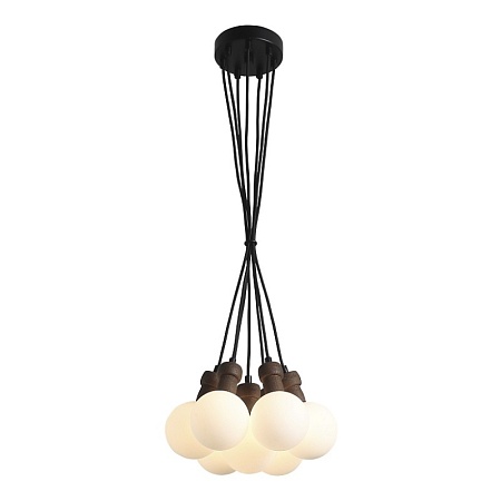 Светильник подвесной ST-Luce Черный/Белый G9 7*5W 4000K SL6226.403.07 - фото