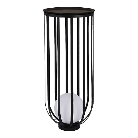 Светильник напольный ST-Luce Черный/Белый E27 1*60W SL6129.405.01 - фото