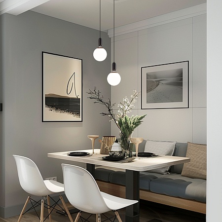 Подвесной акцентный светильник Eurosvet 50197/1 черный - фото