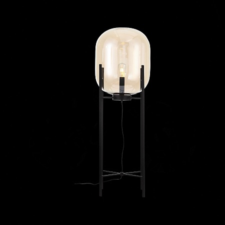Торшер ST-Luce Черный/Коньячный E27 1*40W (из 2-х коробок) SL1050.525.01 - фото