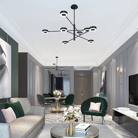 Подвесная Люстра Atissa S 6 D115 Black Imperiumloft 140538-26 - фото