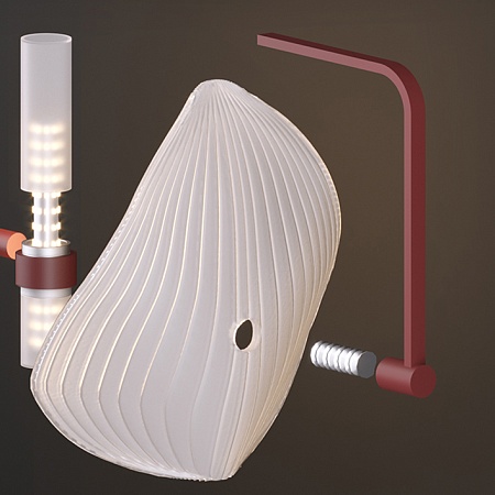 Настенный Светильник Blaise Red Imperiumloft 229957-23 - фото