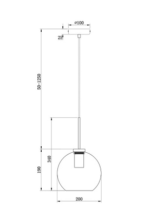 Подвесной светильник Freya Bravis FR8002PL-01B - фото