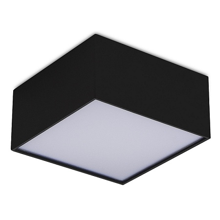 Светильник потолочный Черный LED 1*12W 3000K 1 080Lm Ra>90 120° IP20 L120xW120xH55 180- ST608.432.12 - фото