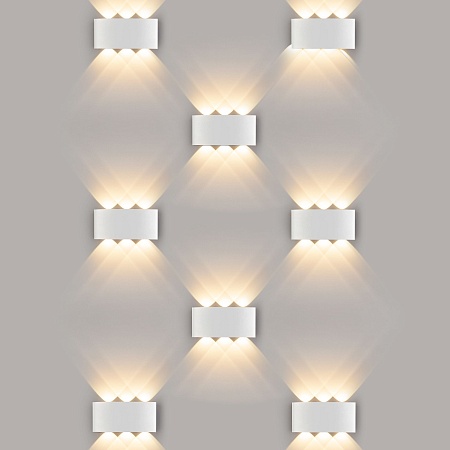 Пылевлагозащи<wbr>щенный светодиодный светильник Twinky Trio белый IP54 1551 Techno LED белый Elektrostandard - фото