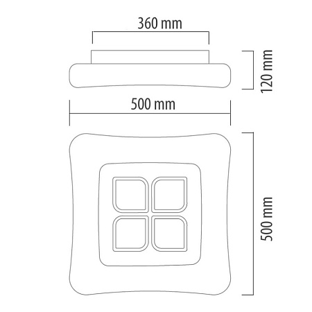 Потолочный светильник  эрида DeMarkt  706010801 - фото