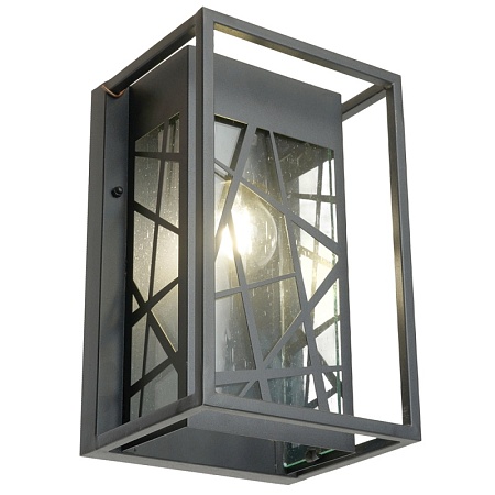 Светильник садово-парковый Feron PL641 на стену 60W 230V E27, черный - фото