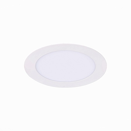 Св-к встр. Белый LED 1*8W 3000K 640Lm Ra80 110° IP20 D120xH30 220-240V ST210.538.08 - фото