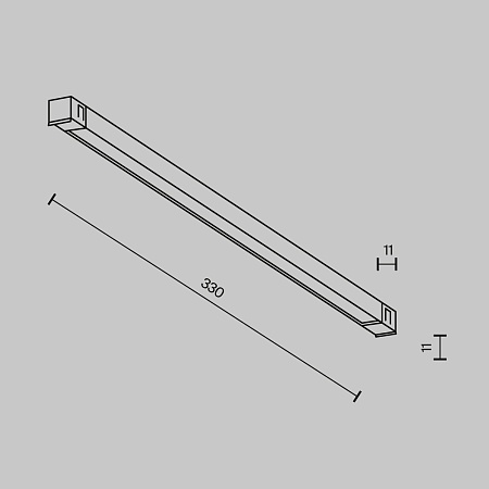 Трековый светильник Technical TR240-2-6W3K-B - фото