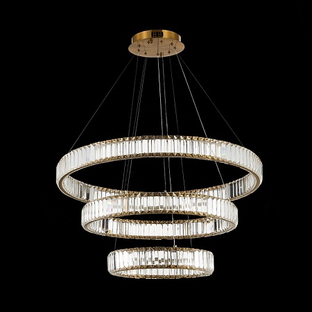 Люстра подвесная ST-Luce Латунь/Прозрачный LED 1*122W 4000K SL1622.303.03 - фото