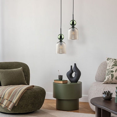 Подвесной светильник TK Lighting 11146 Sophia Green Cognac - фото