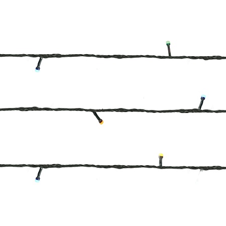Светодиодная гирлянда на бобине Feron CL98 линейная 50м + 3м 230V мультиколор, c питанием от сети, зеленый шнур - фото