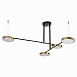 Светильник подвесной ST-Luce Черный/Латунь, Белый LED 4*8,5W 3000K SL1605.403.04 - фото