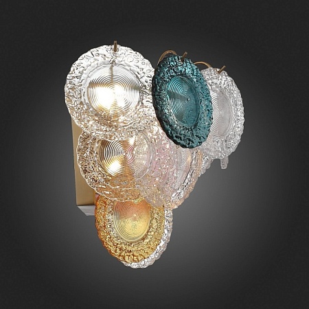 Бра ST-Luce Золотистый/Разноцветный G9 5*5W SL420.201.05 - фото