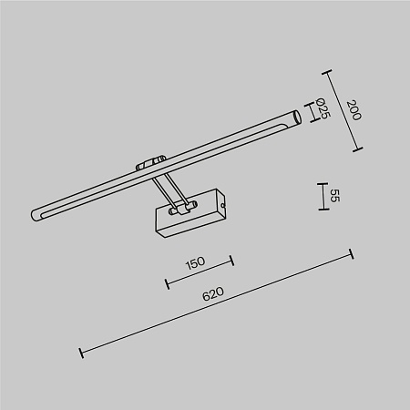 Подсветка Maytoni MIR267WL-L14CH3K - фото