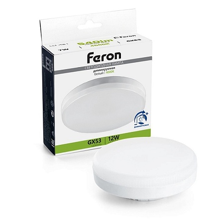 Лампа светодиодная диммируемая Feron LB-931 Шар E27 12W 230V 4000K - фото