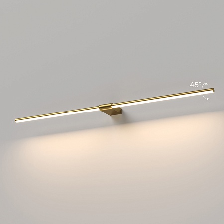 Cветильник настенный поворотный светодиодный Luar 900 латунь 4000K 40153/LED Elektrostandard - фото