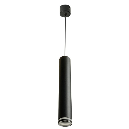 Светильник потолочный Feron ML1008 Barrel LUNA levitation на подвесе MR11 35W 230V, черный 40*250 - фото
