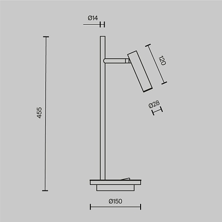 Настольный светильник Maytoni Estudo Z010TL-L8W3K - фото