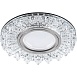 Светильник встраиваемый с LED подсветкой Feron CD944 потолочный MR16 G5.3 прозрачный, хром - фото