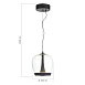 Светильник подвесной ST-Luce Черный/Прозрачный, Черный LED 1*17W 3000K SL6014.423.01 - фото