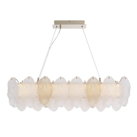 Светильник подвесной ST-Luce золото/прозрачный, янтарный LED 1*24W 3000K SL6135.233.01 - фото